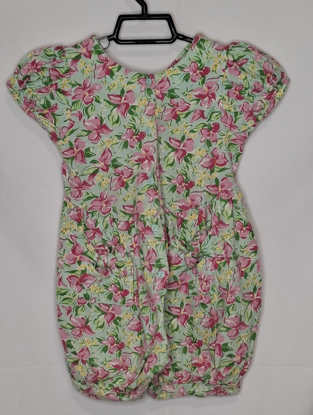 Vintage Amie N Alexis Floral Bubble Romper Size 5/6